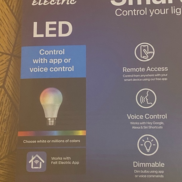 Feit Electric LED Smart Bulb 60W 2pk - Picture 3 of 9